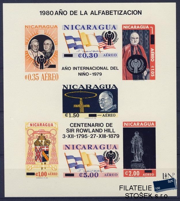 Nicaragua známky Mi Bl. 116