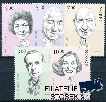 Norsko známky Mi 1417-22