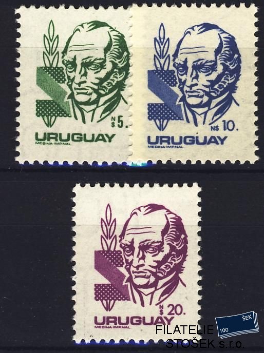 Uruguay známky Mi 1653-5