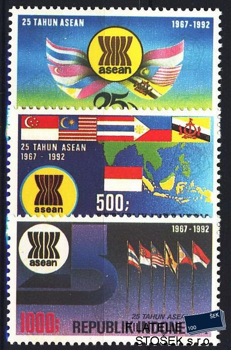 Indonésie známky Mi 1437-9