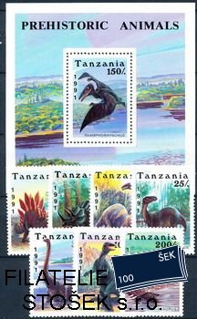 Tanzania známky Mi 0854-60+Bl.146