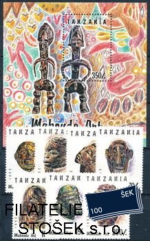 Tanzania známky Mi 1437-43+Bl.208