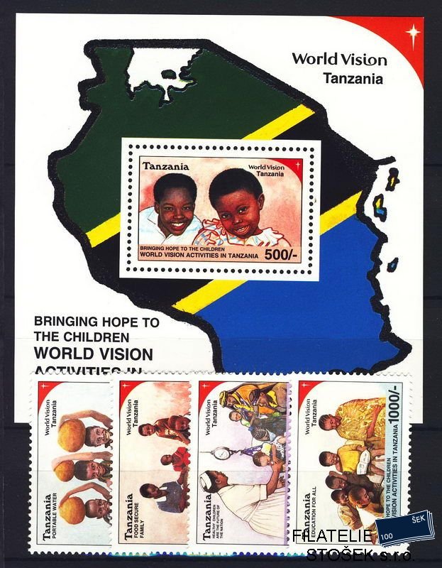 Tanzania známky Mi 3973-8 + Bl. 522