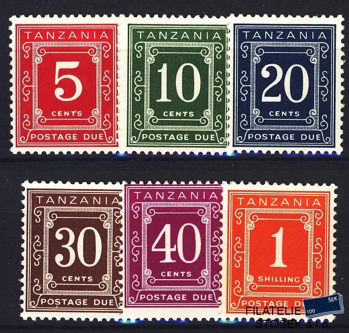 Tanzania známky Mi P 1-6