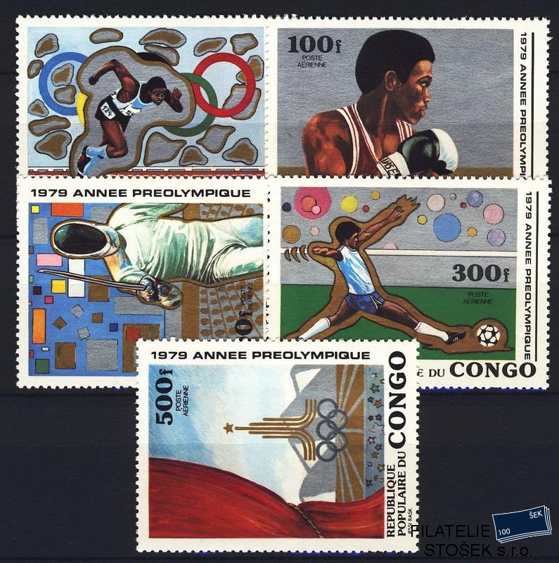 Congo fr. známky Mi 0707-11