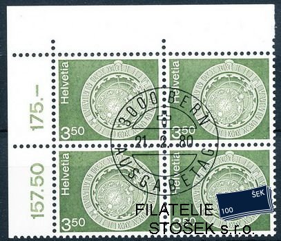 Švýcarsko známky Mi 1169 čtyřblok