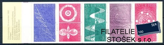 Švédsko známky Mi 1214-8 MH