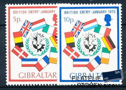 Gibraltar známky Mi 0297-8