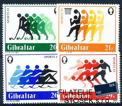 Gibraltar známky Mi 0477-80