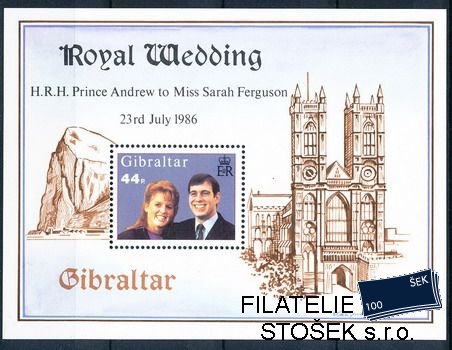 Gibraltar známky Mi Bl.10