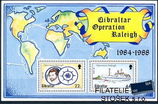Gibraltar známky Mi Bl.11