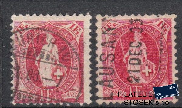 Švýcarsko známky 79D