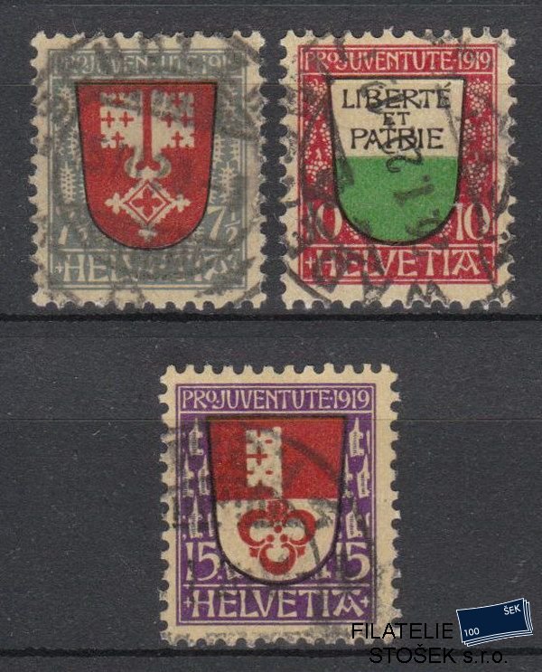 Švýcarsko známky 149-51