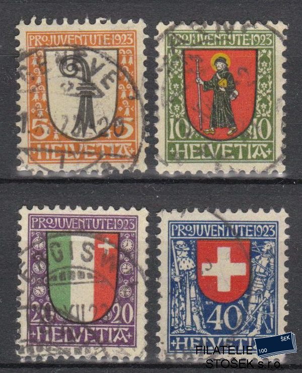Švýcarsko známky 185-88