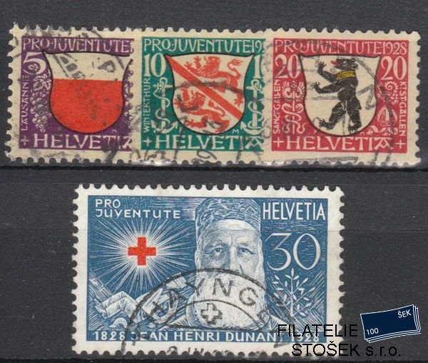 Švýcarsko známky 229-32
