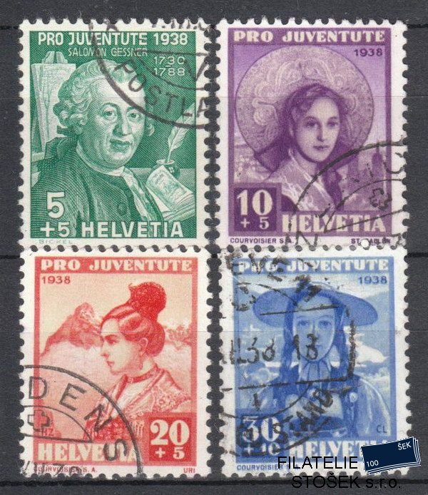 Švýcarsko známky 331-34