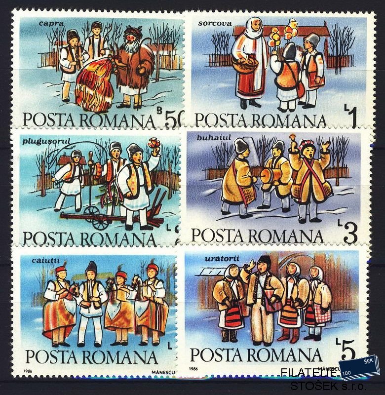 Rumunsko známky Mi 4312-7