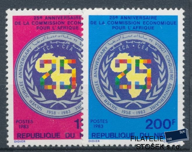 Niger známky Mi 833-4