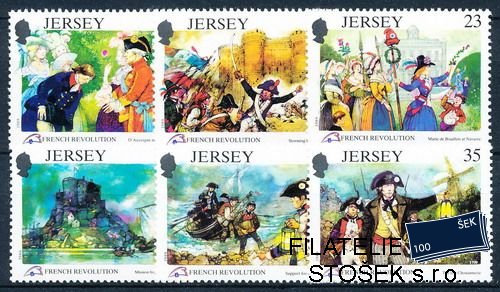 Jersey známky Mi 0485-90