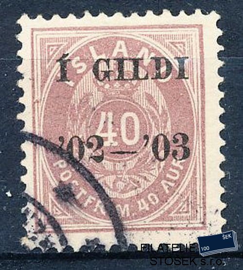 Island známky Mi 0032 B
