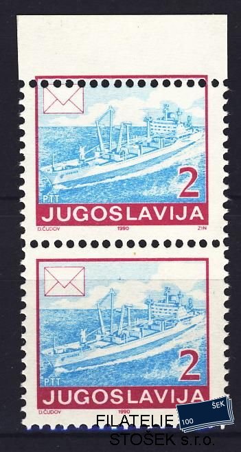 Jugoslávie známky Mi 2404 posun