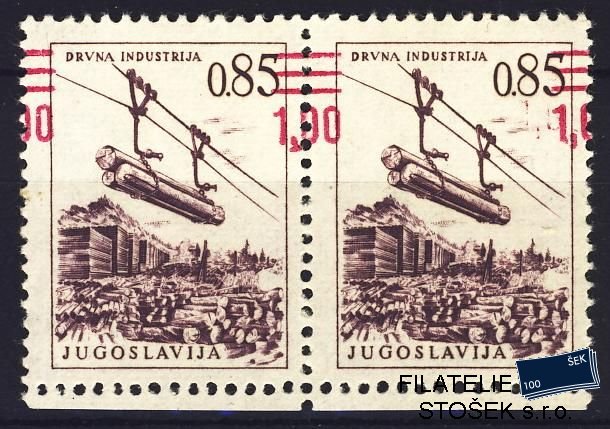 Jugoslávie známky Mi 1171 posun