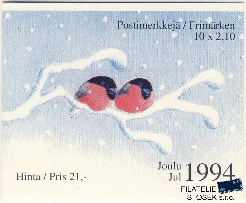 Finsko známky Mi 1274 MH