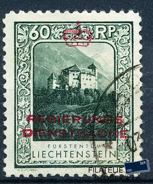 Liechtenstein Mi D 07 A