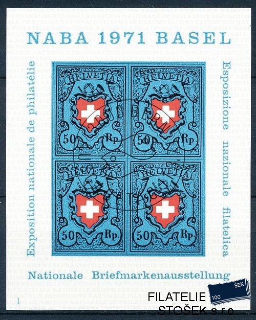 Švýcarsko známky Mi Bl.21