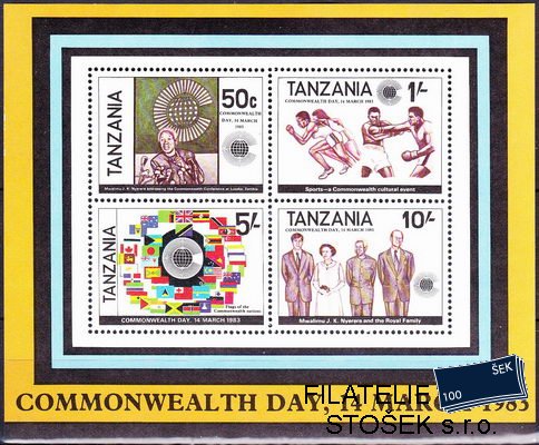 Tanzania známky Mi Bl.32