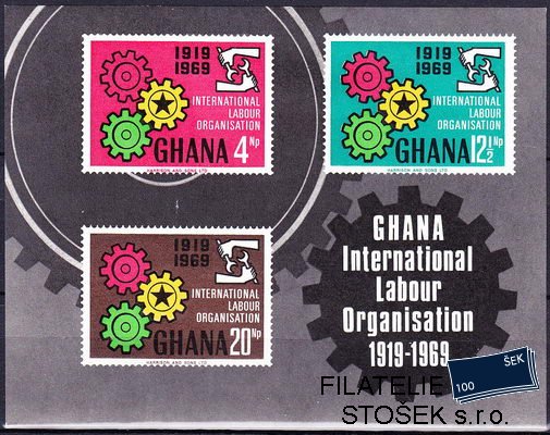 Ghana známky Mi Bl.37