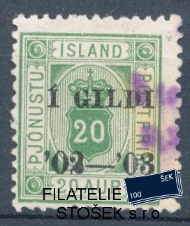 Island známky Mi D 15 B