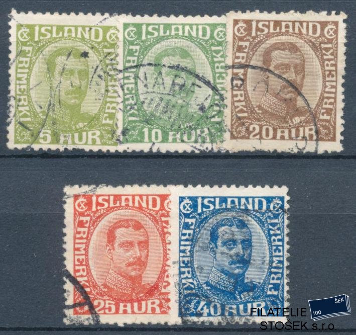 Island známky Mi 99-103
