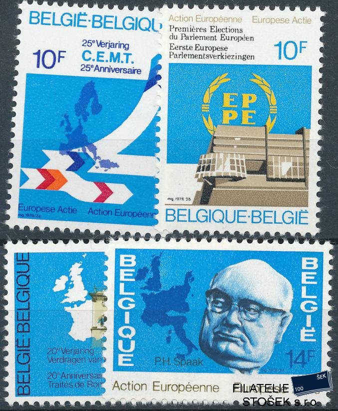 Belgie známky Mi 1936-9