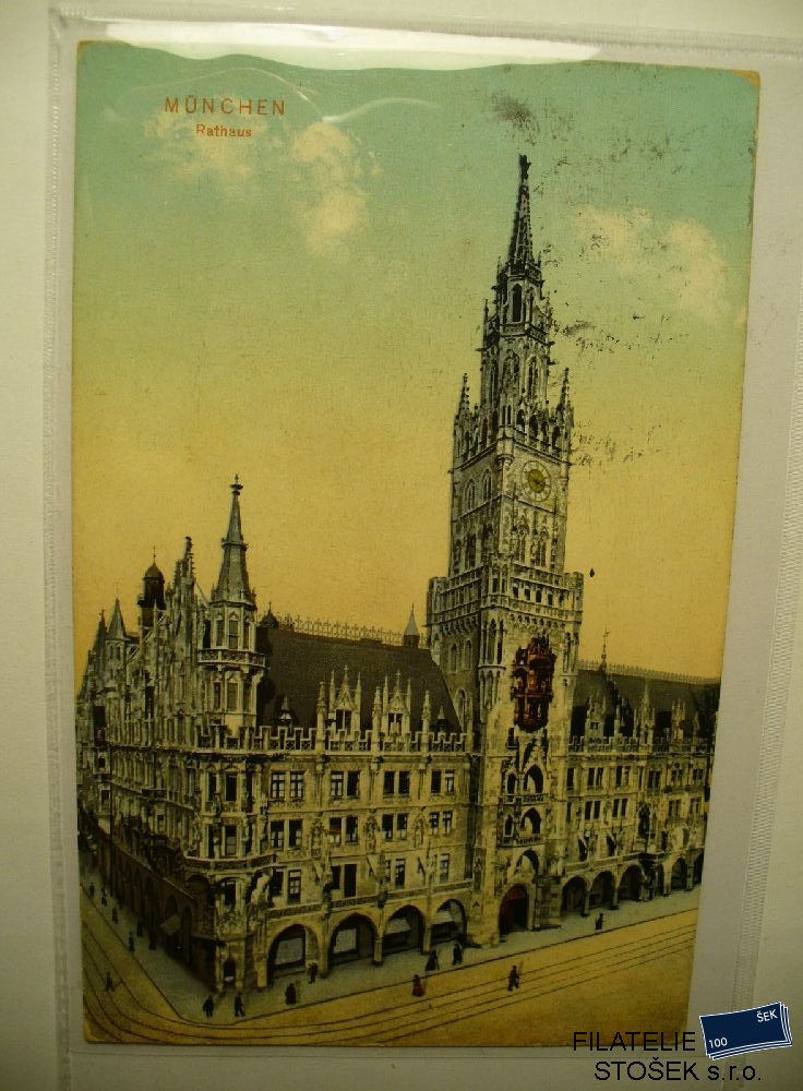 Německo München Rathaus  pohledy