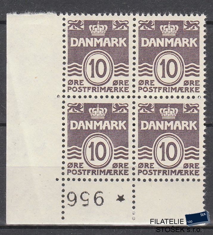 Dánsko známky Mi 246 4 Blok