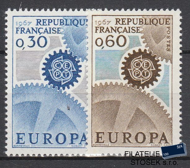 Francie známky Mi 1578-79