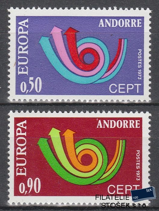 Andora fr. známky Mi 0247-48