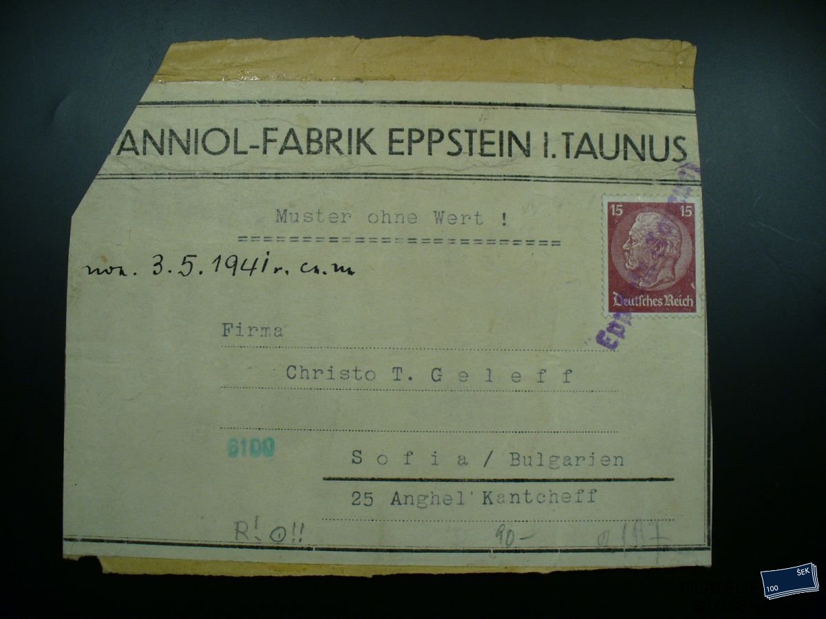 Německo celistvosti - Eppstein I. Taunus - Sofia