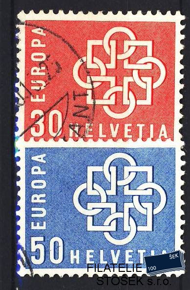 Švýcarsko známky Mi 0679-680