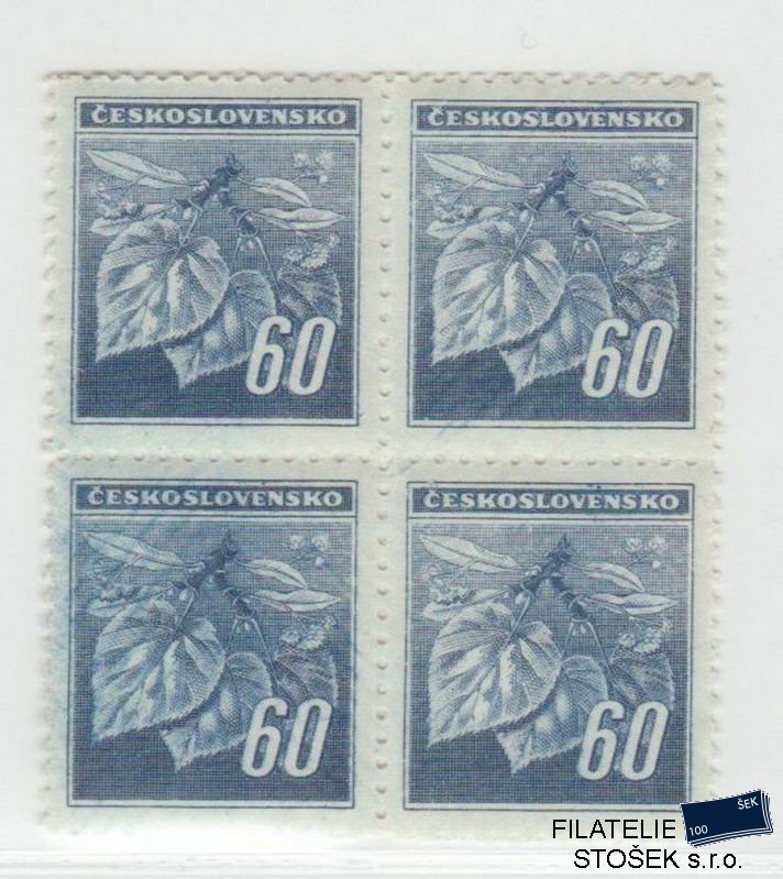 ČSSR známky 376 4 Blok Barva