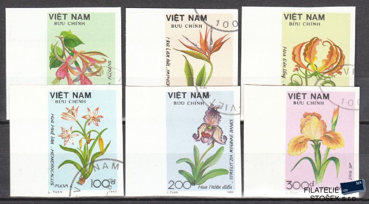 Vietnam  známky Mi 2088-93 - Stříhané