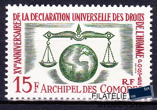 Comores známky 1963 Droits de l´homme