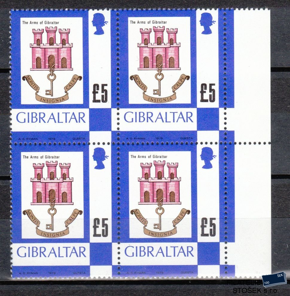 Gibraltar známky Mi 391 4 Blok