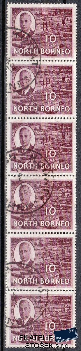 North Borneo známky Mi 283 6 páska