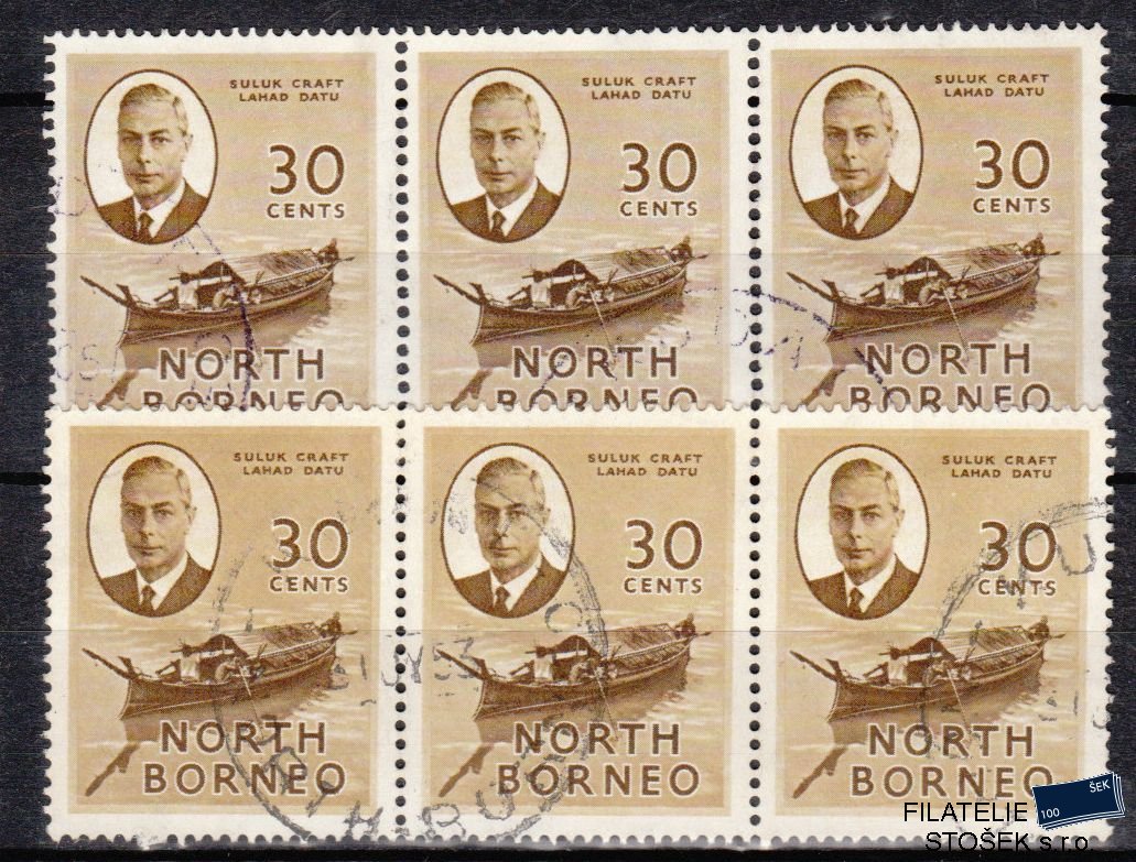 North Borneo známky Mi 286 pásky
