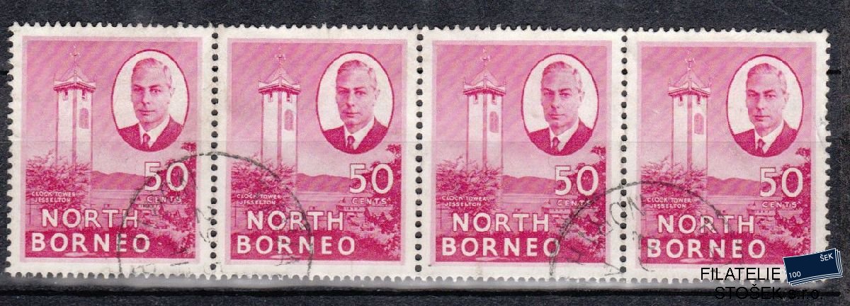 North Borneo známky Mi 287 4 páska