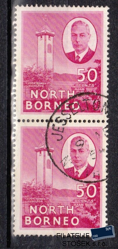 North Borneo známky Mi 287 2 páska