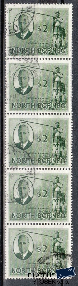 North Borneo známky Mi 289 5 páska