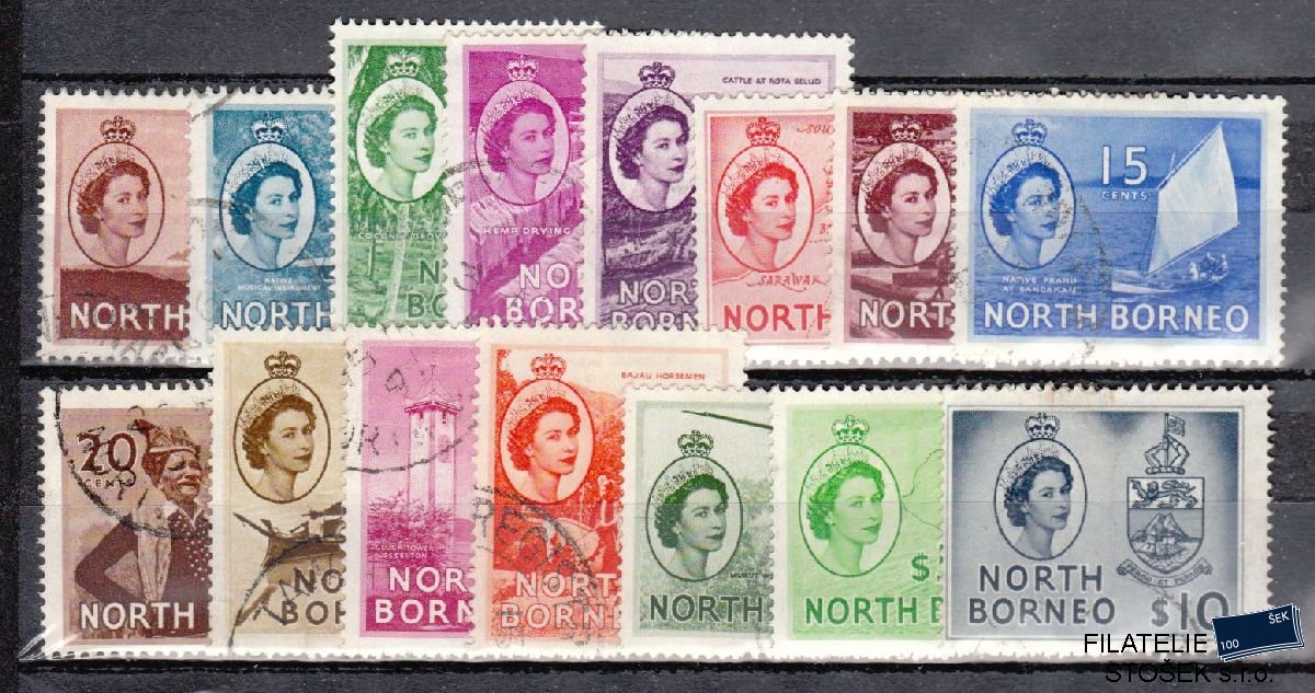 North Borneo známky Mi 294-308